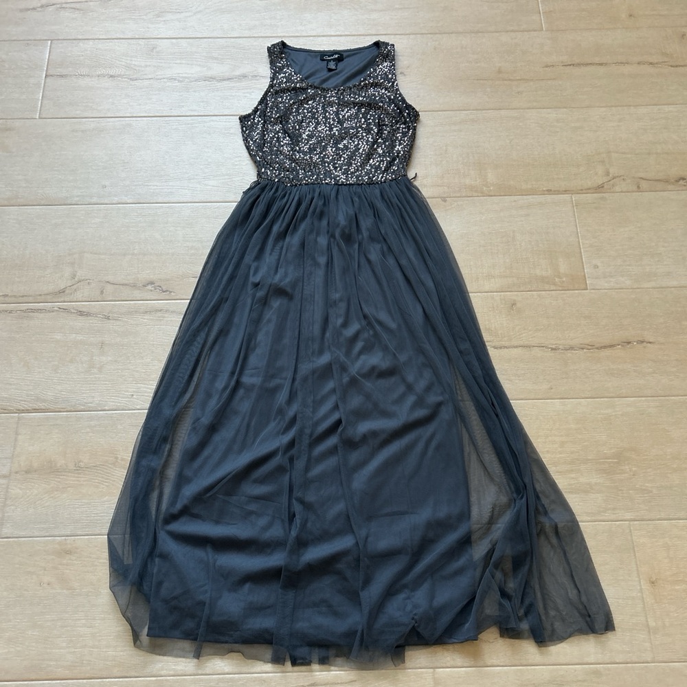 Candie's Gray Sleeveless Dress
